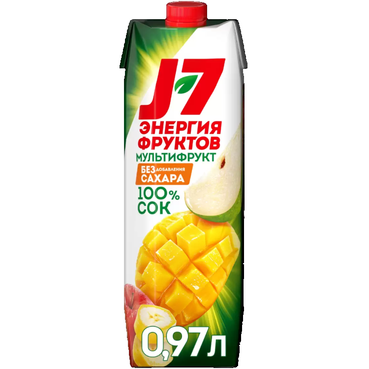 J7 мультифруктовый с мякотью для детского питания