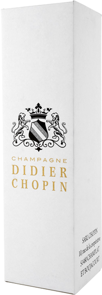 Игристое вино Didier Chopin Brut, в подарочной упаковке 0.75 л