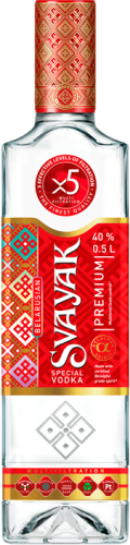 Водка Svayak. Premium 0.5 л