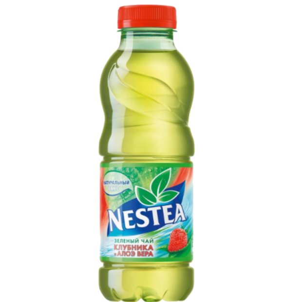 Nestea зеленый со вкусом клубники и алоэ вера 0.5 л