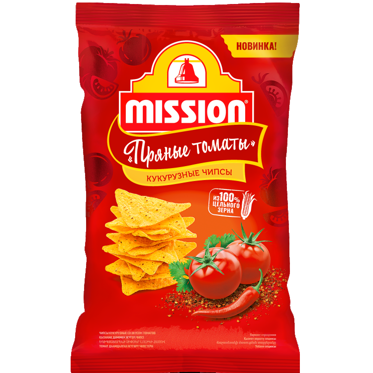 Чипсы кукурузные Mission со вкусом томатов