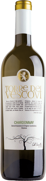 Вино Torre dei Vescovi Chardonnay, Vicenza DOC 0.75 л