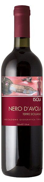 Вино Isola, Nero d'Avola, Sicilia IGT 0.75 л