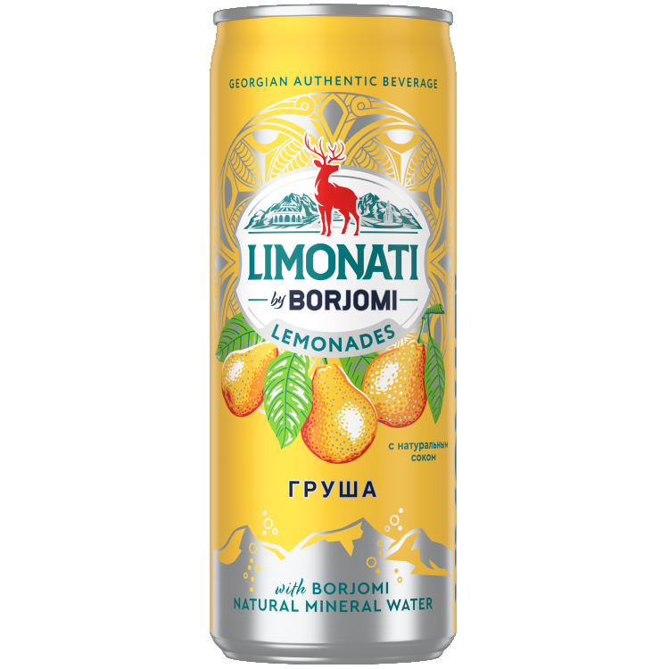 Лимонад Limonati by Borjomi Груша