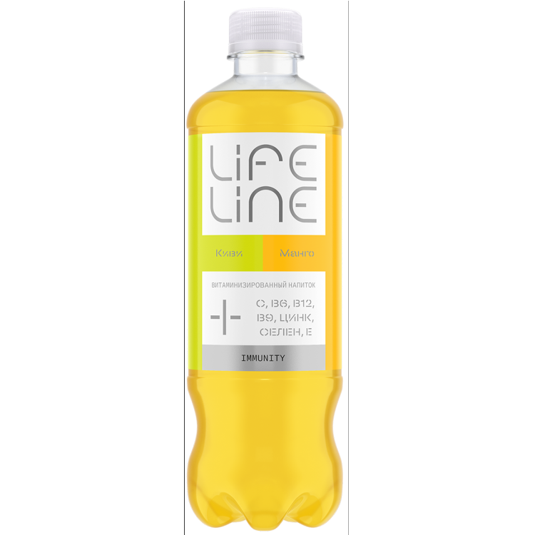 Напиток витаминизированный LifeLine Immunity манго-киви без газа