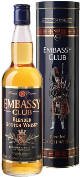 Виски Embassy Club, 3 летней выдержки 0.7 л