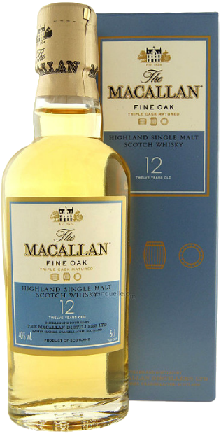 Виски Macallan, 12 летней выдержки 0.05 л