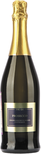 Изображение товара Игристое вино Prosecco Tre Ga 0.75 л Италия для аперитива и рыбы