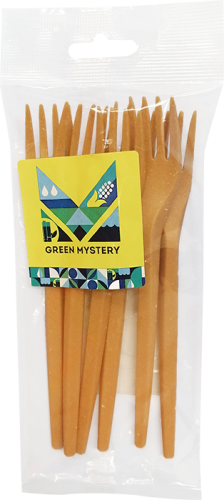 Изображение товара Вилка одноразовая (168мм) Green Mystery 6шт