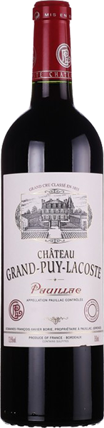 Вино Chateau Grand-Puy-Lacoste Pauillac 2-eme Red Dry 0.75 л