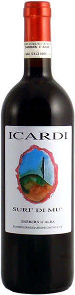 Вино Icardi Suri di Mu, Barbera d'Alba DOC 2014 0.75 л