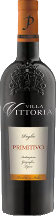 Вино Villa Vittoria Primitivo 0.75 л