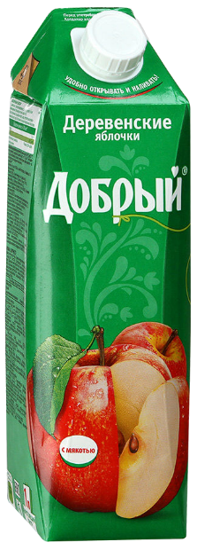 Сок Нектар "Добрый" Деревенские яблочки 1 л