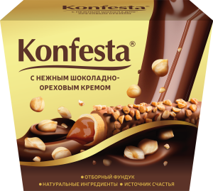 Изображение товара Конфеста с шоколадно-ореховой начинкой
