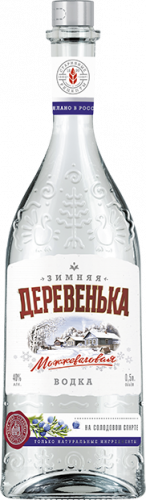 Изображение товара Водка Зимняя Деревенька можжевеловая