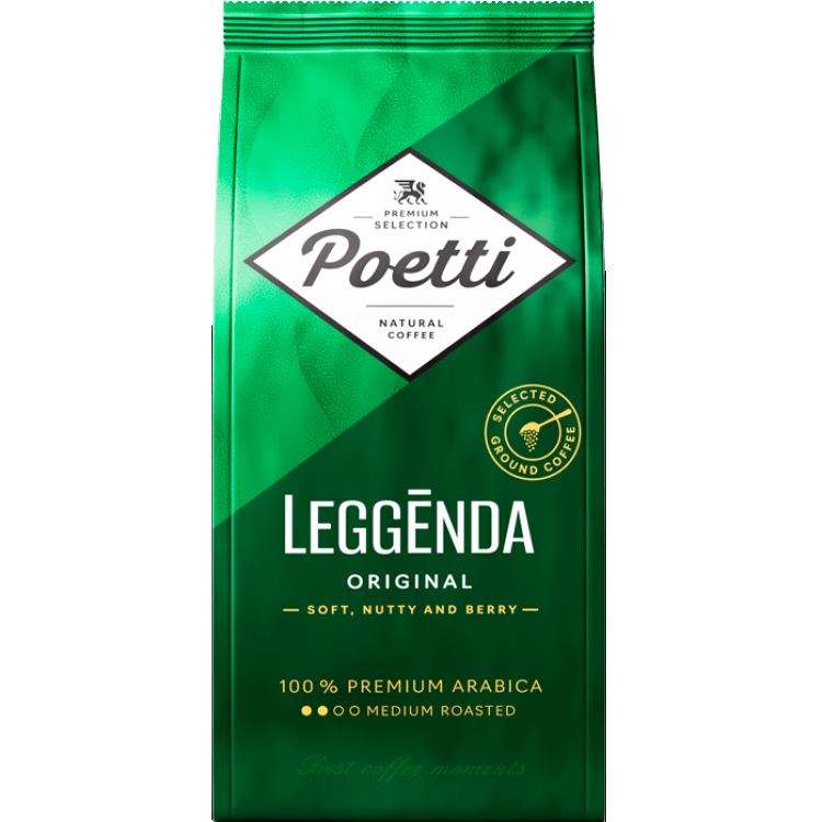 Кофе Poetti Leggenda Original молотый кофе молотый poetti leggenda oro 250 г