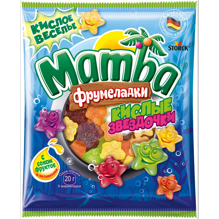 Мамbа Фрумеладки Кислые Звездочки