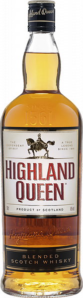 Виски Highland Queen Blended Scotch Whiskey, 3-летней выдержки 1 л