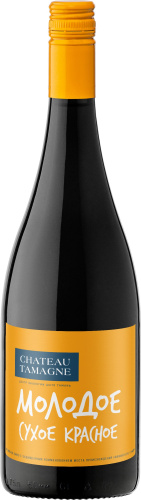 Изображение товара Вино Молодое Шато Тамань красное сухое 0.75 л