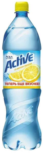 Вода Aqua Minerale Active со вкусом лимона 0.6 л