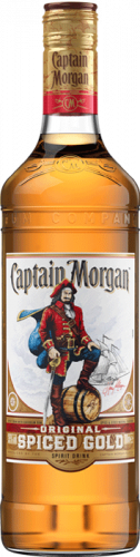 Изображение товара Ром Captain Morgan Spiced Gold 0.7 л с пряным вкусом и золотистым цветом