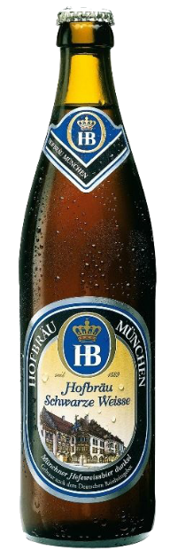 Тёмное пиво Hofbrau Schwarze Weisse 0.5 л