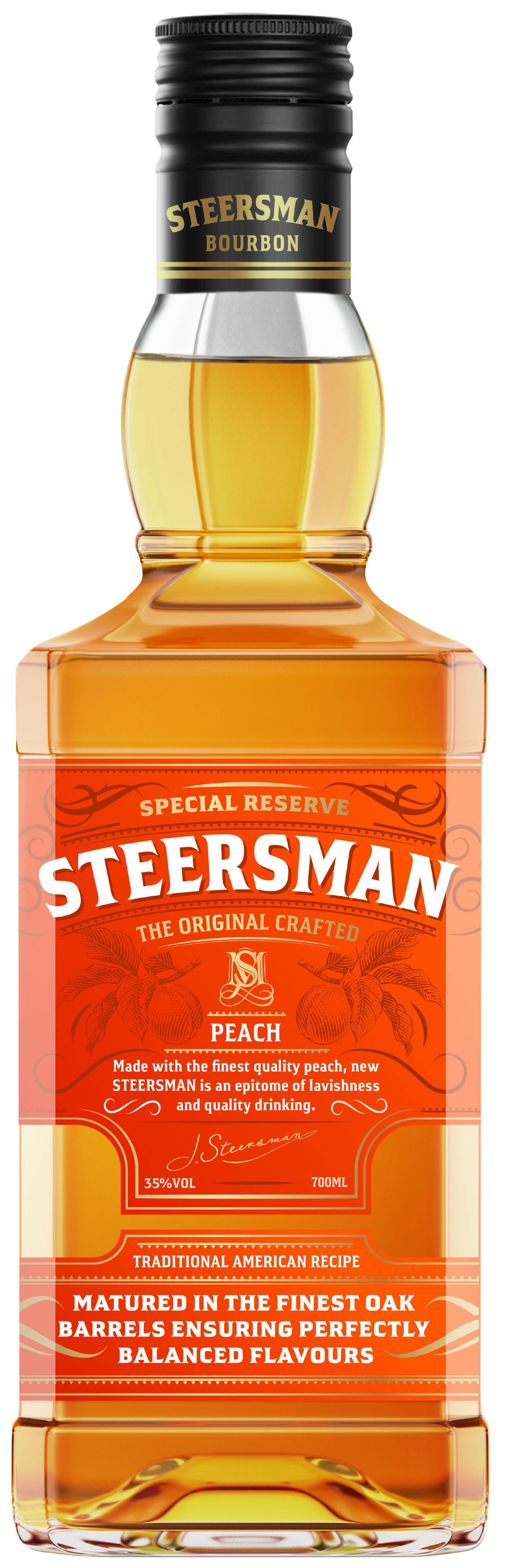 Изображение товара Виски Коктейль Steersman flavor Peach 0.7 л