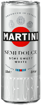 Изображение товара Игристое вино Martini Semi Dolce 0.25л итальянское, сладкое, освежающее