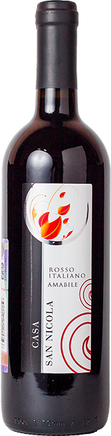 Вино Casa San Nicola Red Semisweet 0.75 л
