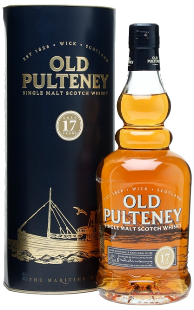 Виски Old Pulteney, 17 летней выдержки 0.7 л