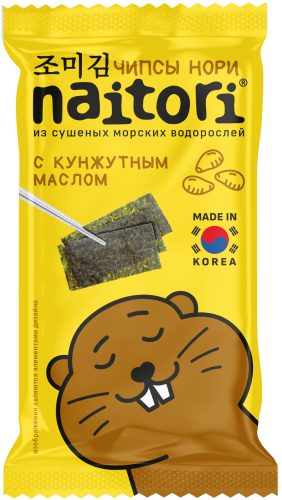 Изображение товара Чипсы Naitori Нори с кунжутным маслом