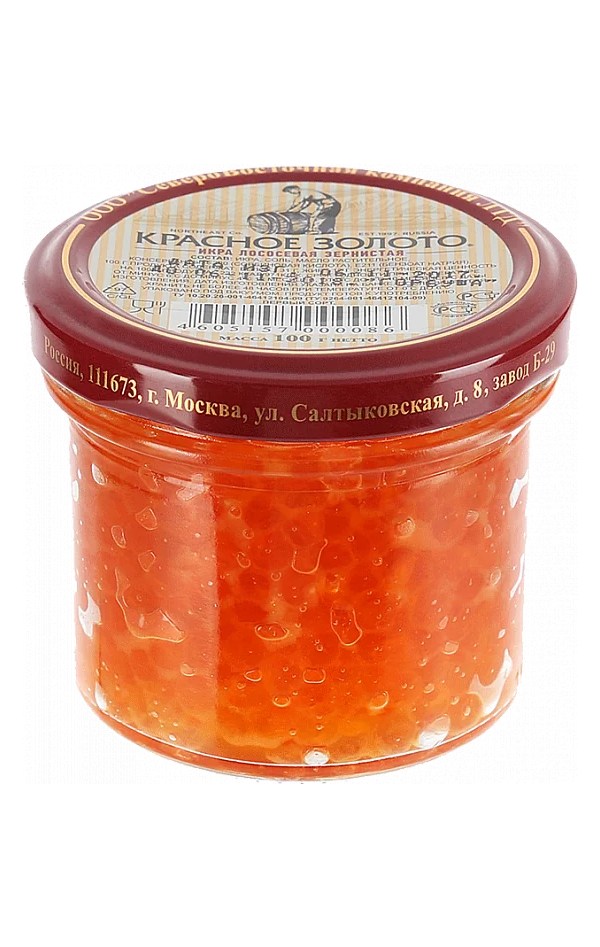 Икра лососевая зернистая Красное золото
