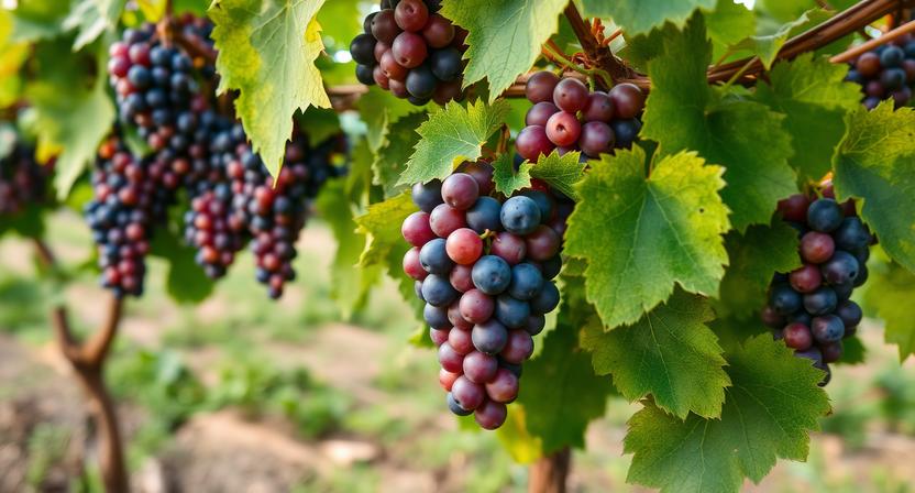 содержание сахара в винограде