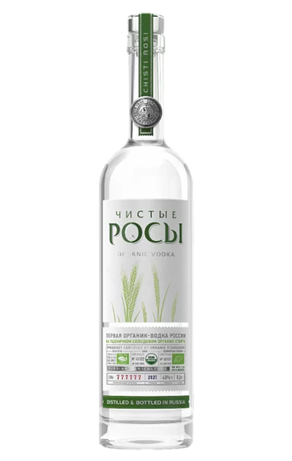 органическая водка чистые росы