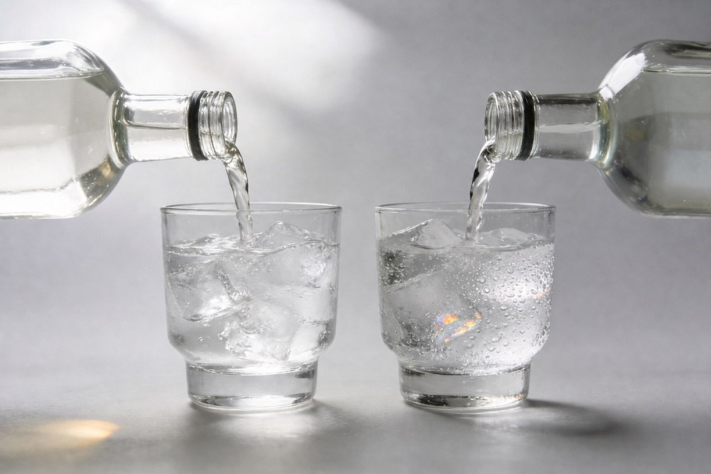 Белый виски и водка