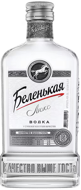 Изображение товара Водка Беленькая Люкс 0.25 л 40% Россия