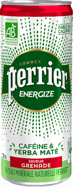 Напиток Perrier Energize газированный со вкусом граната 0.33 л