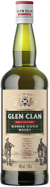 Изображение товара Виски GLEN CLAN Blended Scotch Whisky 1 л 40 Ак