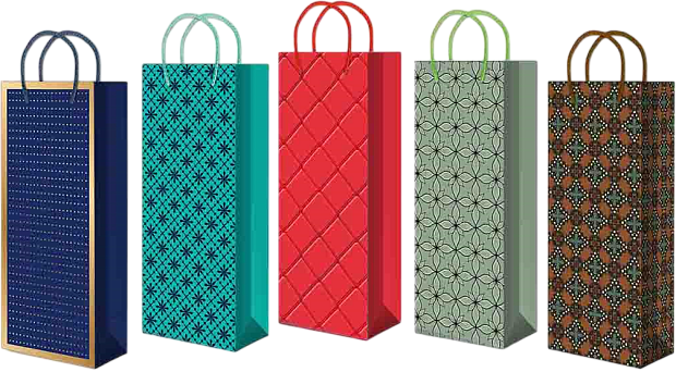 Изображение товара Пакет Подарочный B XL 150x360x120 мм с матовой ламинацией и шнуровыми ручками