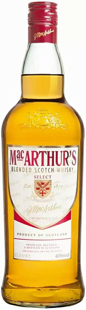 Изображение товара Купажированный шотландский виски Macarthur's 1 л 40%