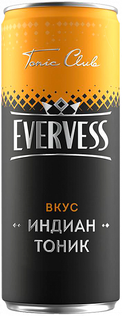 Вода Evervess Индиан тоник 0.33 л