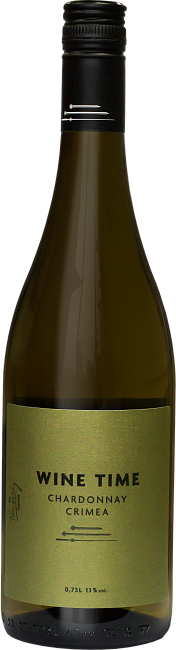 Изображение товара Wine time Chardonnay белое сухое 0 75 л 13 крепость Севастополь