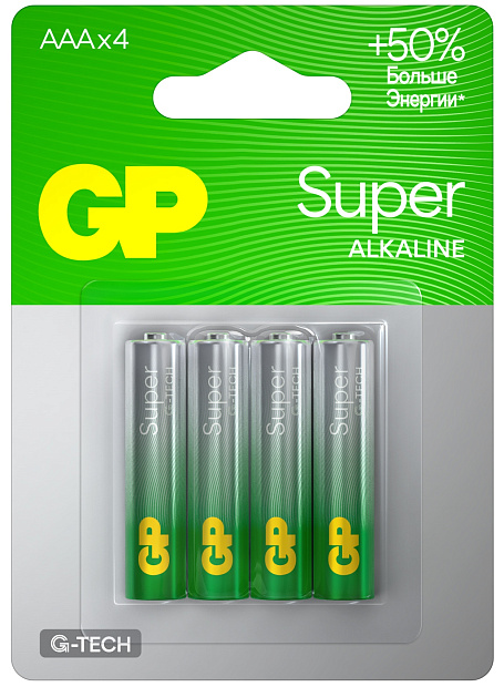 Батарейки GP Super AAA