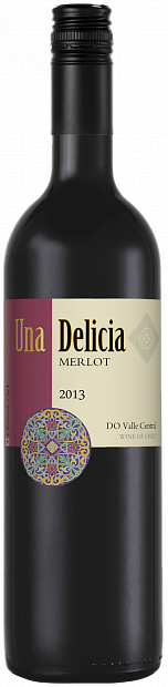Вино Una Delicia Merlot 0.75 л