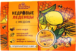 Кедровые леденцы с мёдом Радоград лимон и имбирь