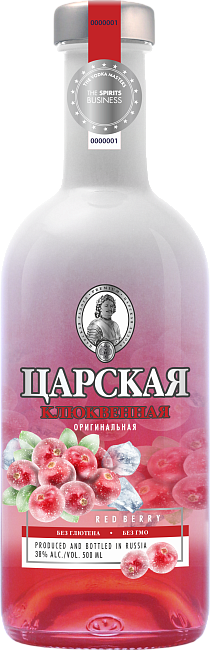 Изображение товара Водка Царская Оригинальная Клюквенная Red Berry 0.5л 38% Россия Изображение товара Водка Царская Оригинальная Клюквенная Red Berry 0.5л 38% Россия