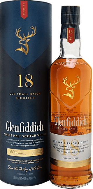 Изображение товара Виски Glenfiddich 18 Years Old, в подарочной упаковке Изображение товара Виски Glenfiddich 18 Years Old, в подарочной упаковке