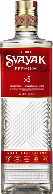 Водка Svayak. Premium 0.5 л
