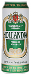 Светлое пиво Hollandia, в банке