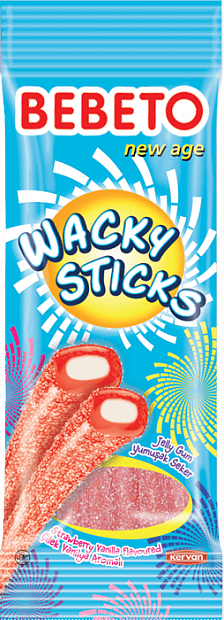 Жевательный мармелад Wacky Sticks Bebeto